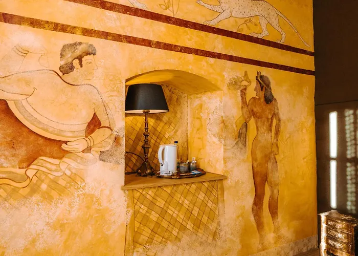 Santolina Etrusca Bed And Breakfast, Sauna, Hammam, Jacuzzi 別荘 *